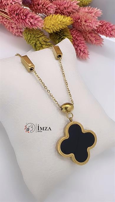 Çelik Küplü Van Cleef  Uzun Kolye