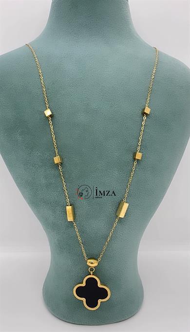 Çelik Küplü Van Cleef  Uzun Kolye