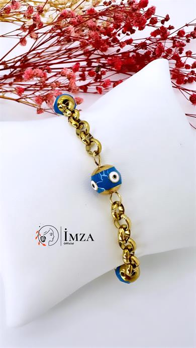 Çelik Nazar Toplu  Bileklik