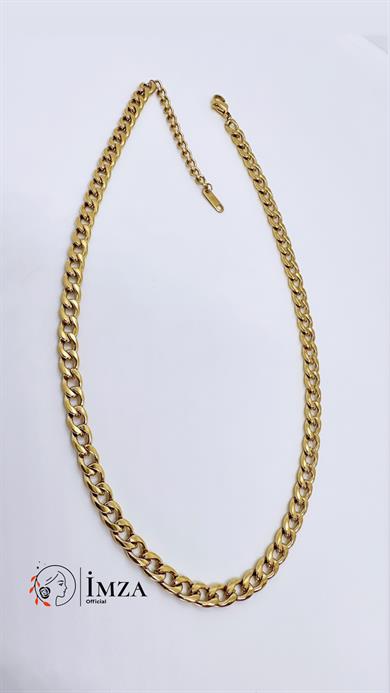 Çelik Nostaljik Zincir Kolye