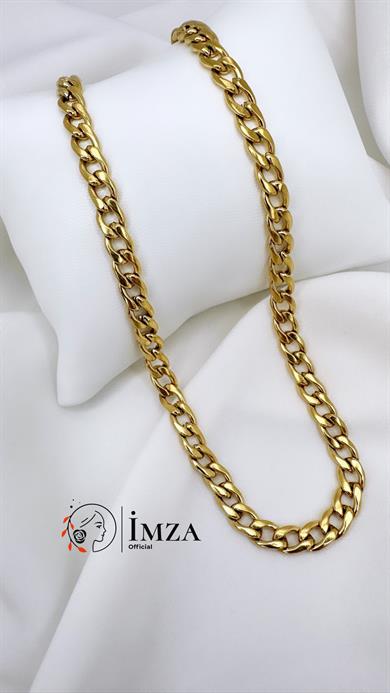 Çelik Nostaljik Zincir Kolye