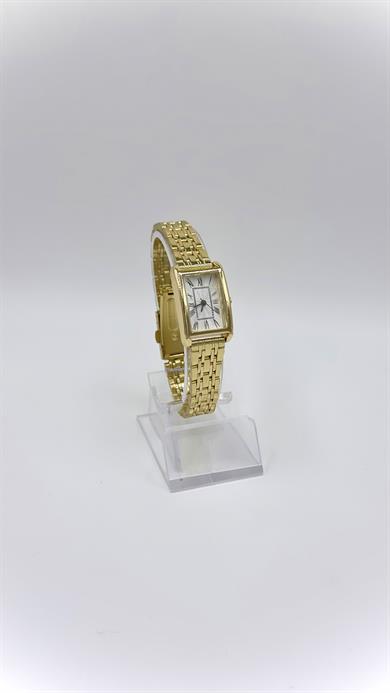 Dikdötgen Gold Roma Rakamlı Saat