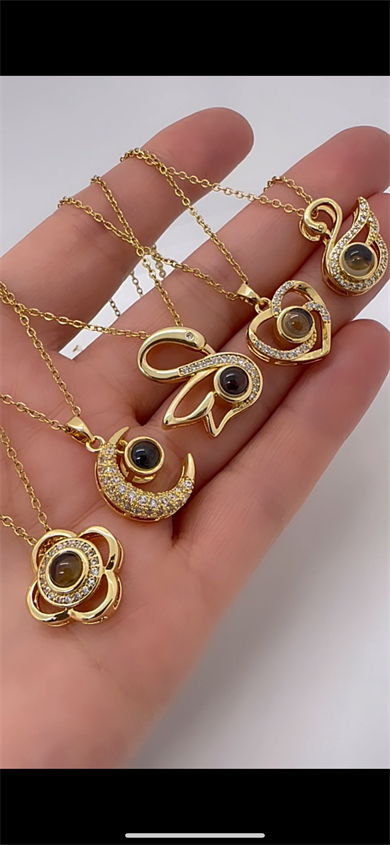 Filamingolu 100 Dilde Seni Seviyorum Kolyesi