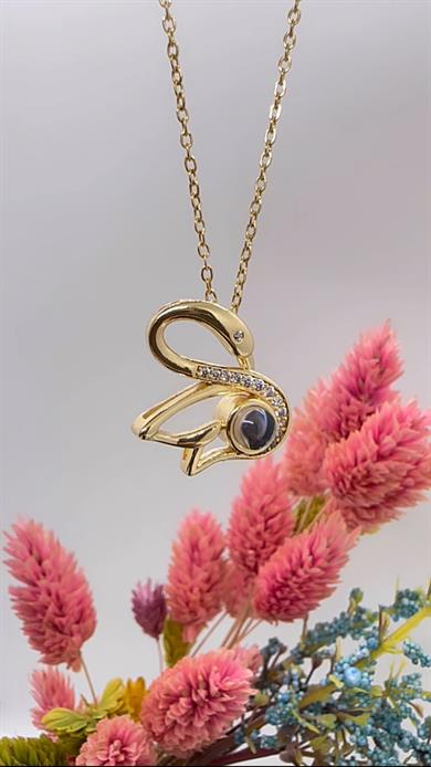 Filamingolu 100 Dilde Seni Seviyorum Kolyesi