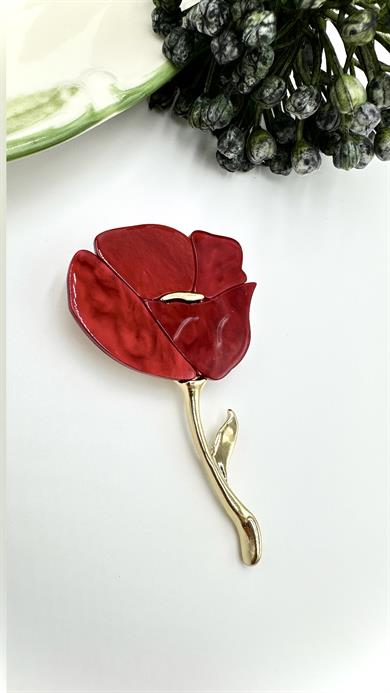 Gelincik Model Broş