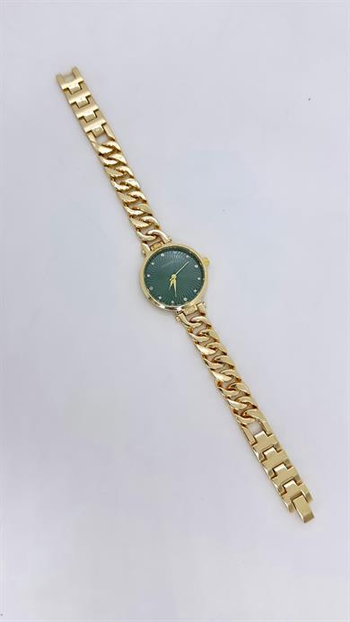 Gold Gurmet Saat/ Yeşil Kadranlı