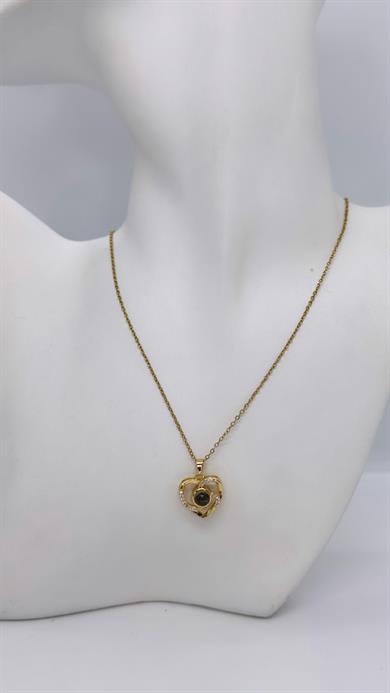 Kalbli 100 Dilde Seni Seviyorum Kolyesi