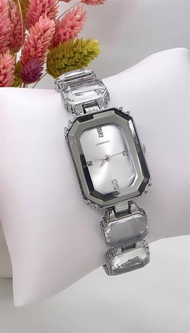 Marka Model Beyaz Silver Saat