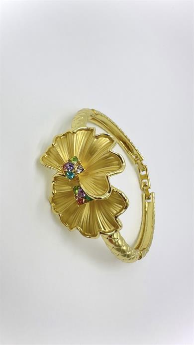 Paris Gold Papatya Model Kelepçe Bileklik