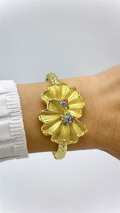 Paris Gold Papatya Model Kelepçe Bileklik