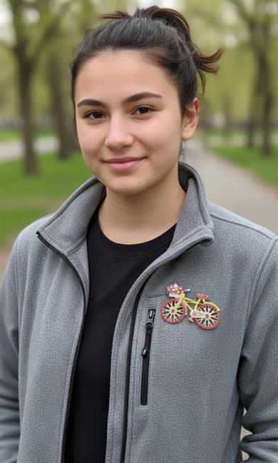 Renkli Bisiklet Model Broş