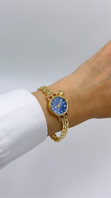 Rlx Yuvarlak Lacivert Charmlı Saat