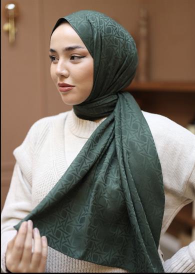 İpeksi Jakar Zümrüt Yeşili Şal