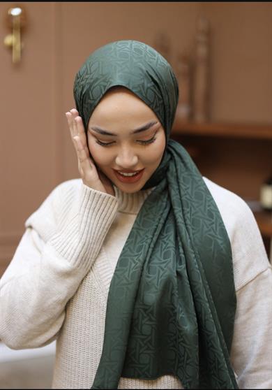 İpeksi Jakar Zümrüt Yeşili Şal