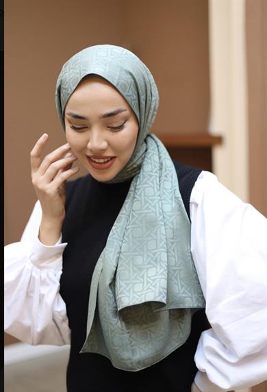 İpeksi Jakarlı Çağla  Şal