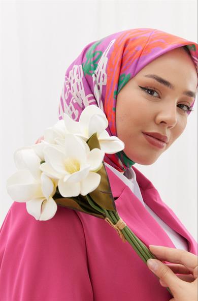 Silk Home Soft Kare Eşarp 73050-43
