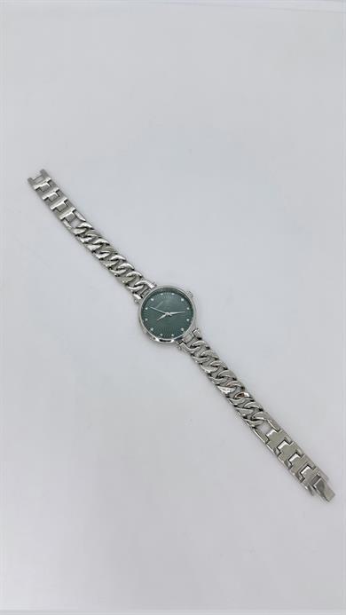 Silver Gurmet/ Yeşil Kadranlı Saat
