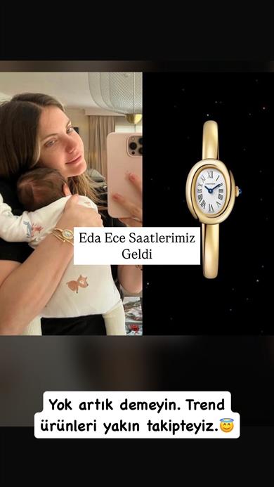 Silver Siyah Kadranlı Taşlı Kelepçe Saat