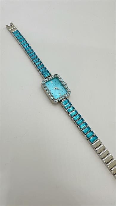 Svr Silver/ Turkuaz Saat