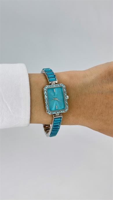 Svr Silver/ Turkuaz Saat