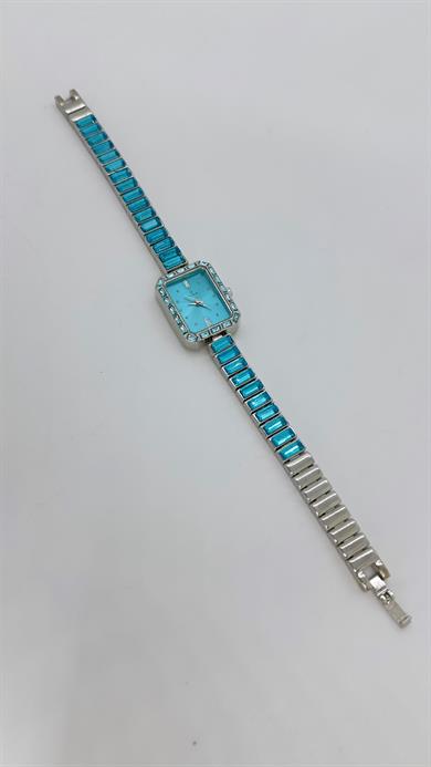 Svr Silver/ Turkuaz Saat