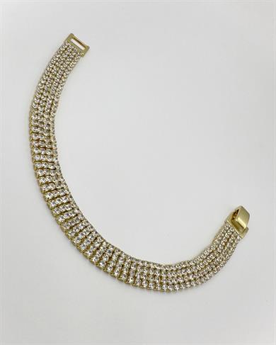 Vip 14 K Altın Kaplama 4lü Suyolu Model Bileklik