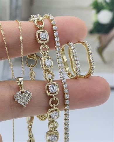Vip 14 K Altın Kaplama Zerafet Kombin. ( Kombin parçalarını tek tek seçip sepete ekleyiniz) 