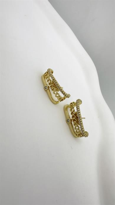 Vip 14 K Asimetrik Küpe