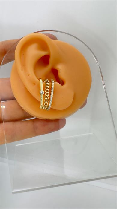 Vip 14 K Asimetrik Küpe