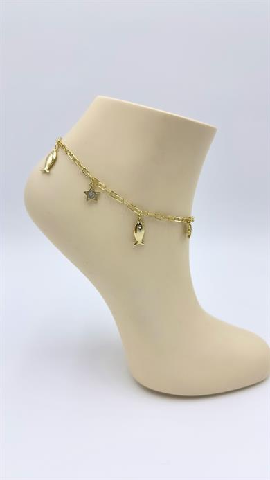 Vip 14 K Balık Model Halhal