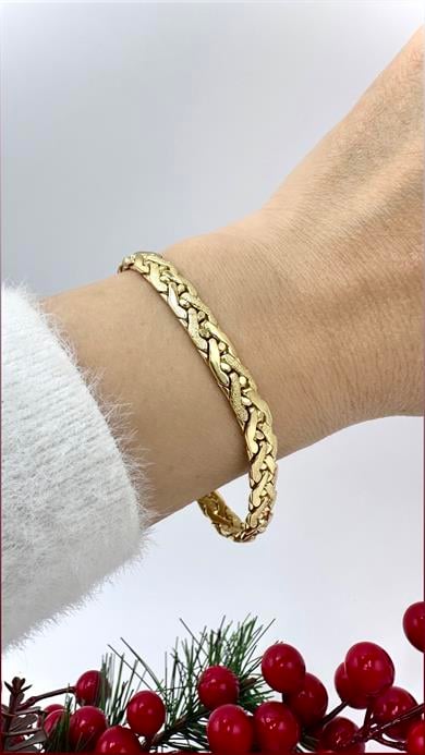 Vip 14 K Buğday Model Bileklik