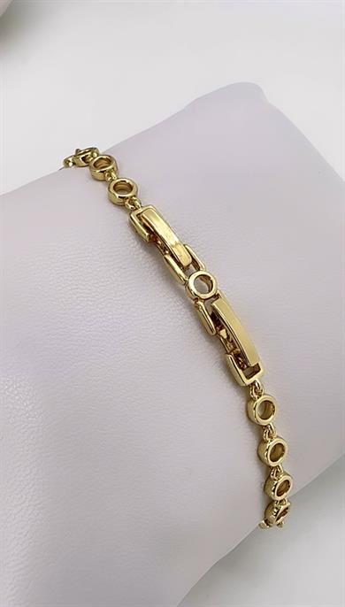 Vip 14 K Çiçekli Bileklik