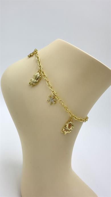 Vip 14 K Çiçekliı Halhal