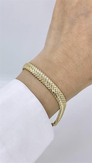 Vip 14 K Çişel Model Bileklik