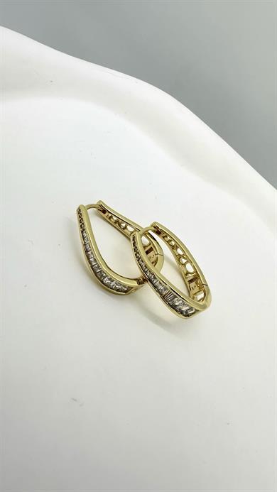 Vip 14 K Elips Küpe