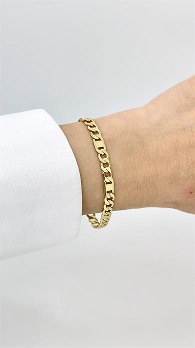 Vip 14 K Ezme Gurmet Zincir Bileklik