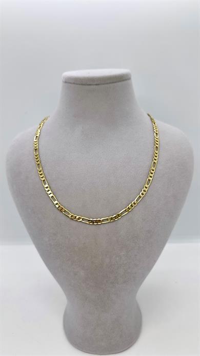 Vip 14 K Figaro 50cm Zincir Kolye