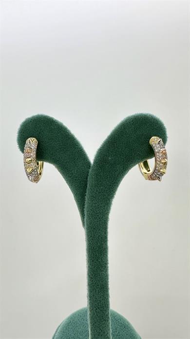 Vip 14 K Gökkuşağı Halka Küpe