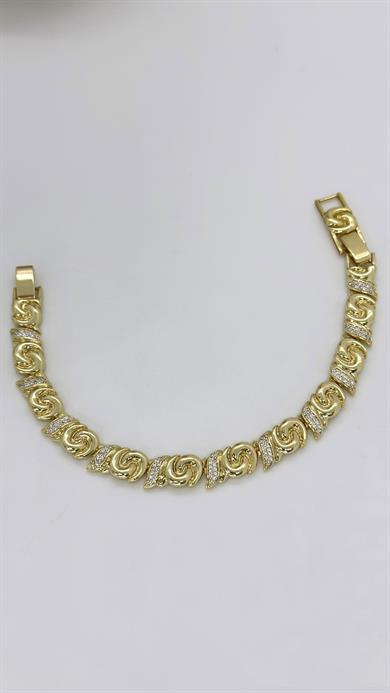 Vip 14 K Gül Model Bileklik