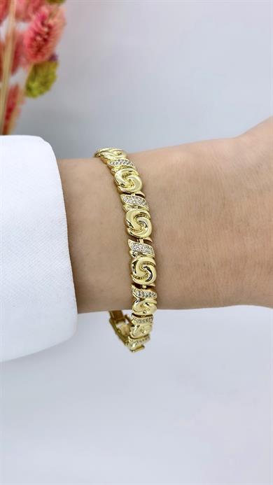 Vip 14 K Gül Model Bileklik