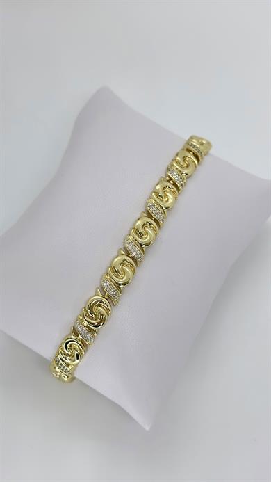 Vip 14 K Gül Model Bileklik