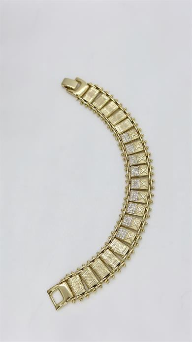 Vip 14 K Hasır X Bileklik