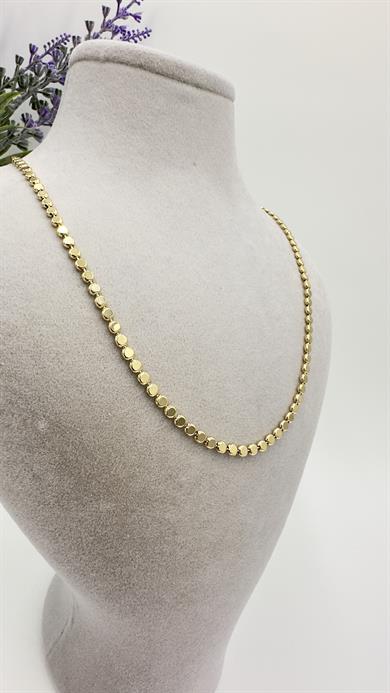 Vip 14 K İnce Dorika Kolye 45cm