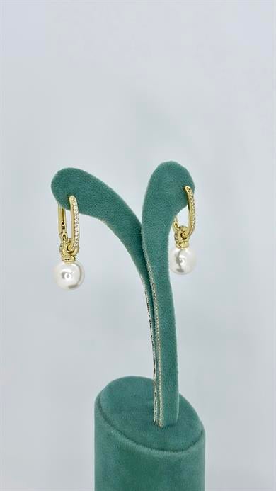 Vip 14 K İnci Damlası Küpe