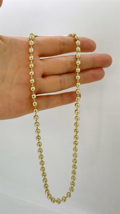 Vip 14 K Kalın Dorika Kolye 45cm