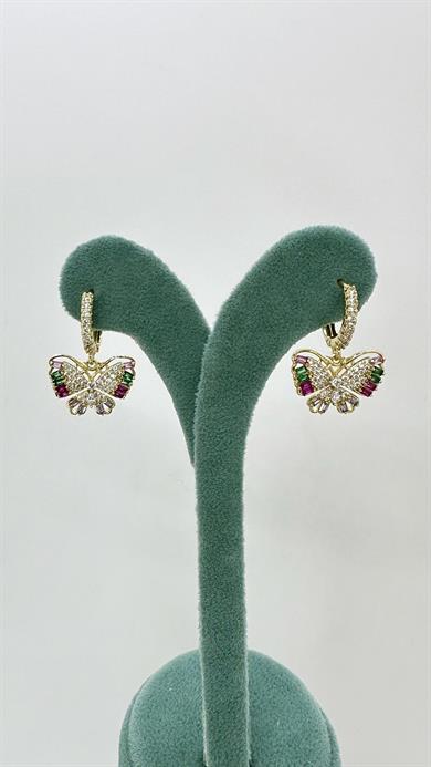 Vip 14 K Kelebek Küpe