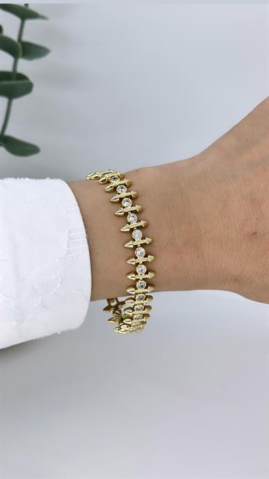 Vip 14 K Oklu Su Yolu Model Bileklik