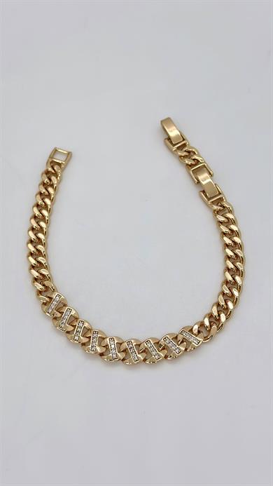 Vip 14 K Ortası Gurmet Zincir Bileklik