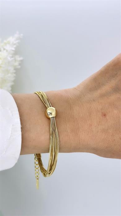 Vip 14 K Pearly Model Bileklik