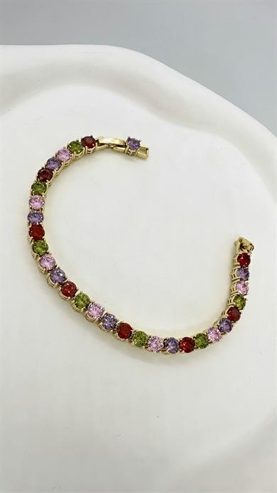 Vip 14 K Renkli Kalın Suyolu Bileklik